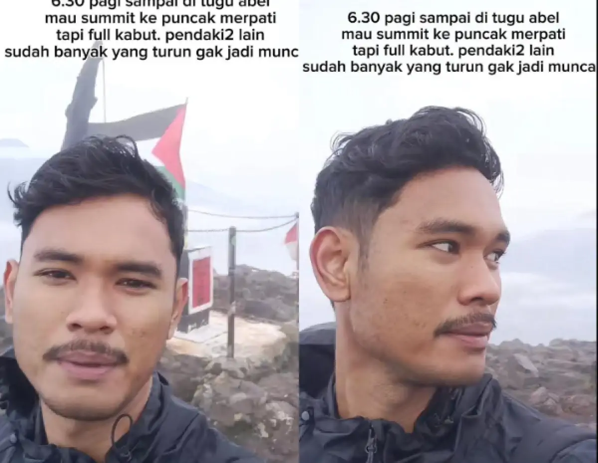 cerita salah satu pendaki selamat dari erupsi Gunung Marapi (Sumber : tiktok @muhammadiqbbaall)