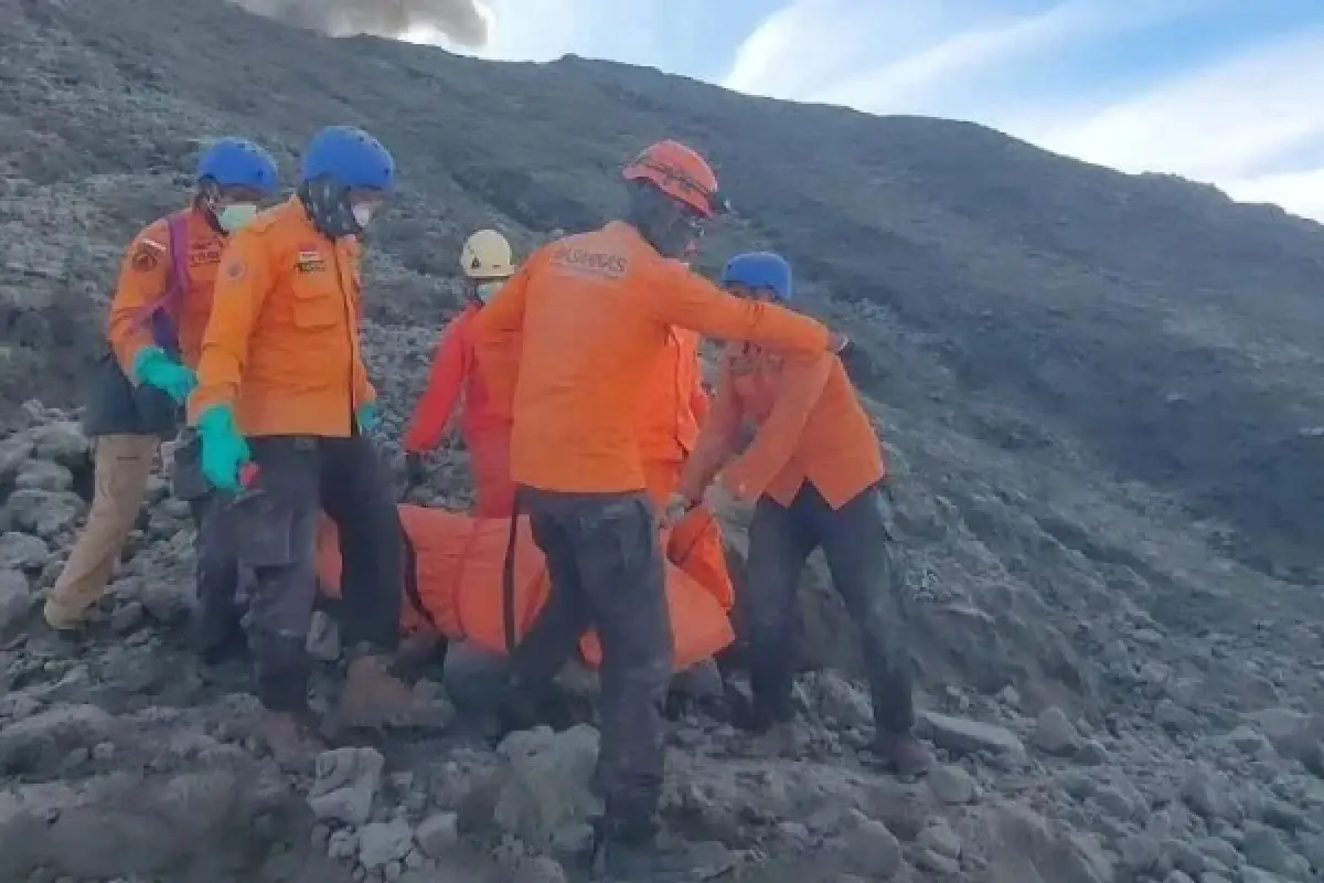 Daftar lengkap nama pendaki meninggal, dalam pencarian, dan pendaki selamat erupsi Gunung Marapi, Sumatera Barat. (Sumber : Basarnas Padang)