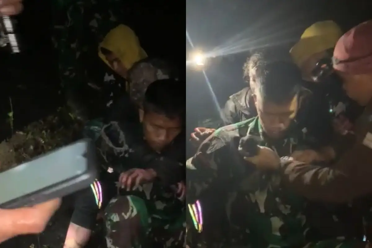 Momen Dramatis Evakuasi Zhafira Pendaki Gunung Marapi oleh TNI: Jangan Tidur! Sudah Dekat Ini (Sumber : TikTok/@bgmulyadi15)