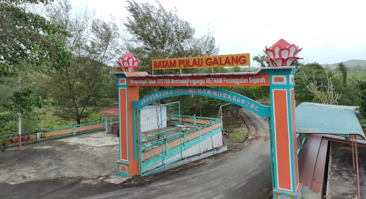 Pulau Galang disebut berpeluang menjadi lokasi ribuan pengungsi Rohingya untuk berteduh atas usulan Wakil Presiden Ma'ruf Amin, pernah jadi kamp pengungsian orang Vietnam. (Sumber : Google Raja Simamora)