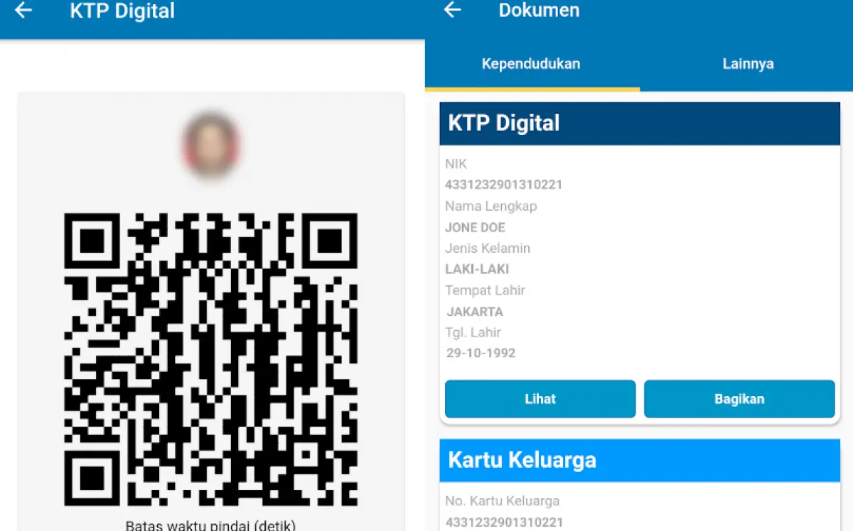 IKD adalah KTP elektronik versi digital yang nantinya akan menggantikan e-KTP yang saat ini digunakan secara fisik dan akan segera dihapus. (Sumber : Google Playstore)