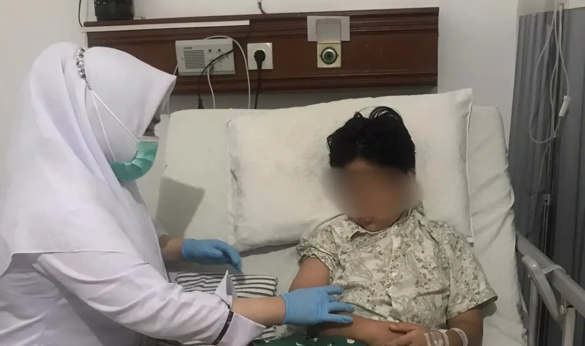 Napoleon siswa SD di Kota Sukabumi yang masih berusia 9 tahun, dibully selama 15 bulan oleh teman, pihak sekolah dan orangtua siswa. (Sumber : Facebook Dudy Syahprialdi)