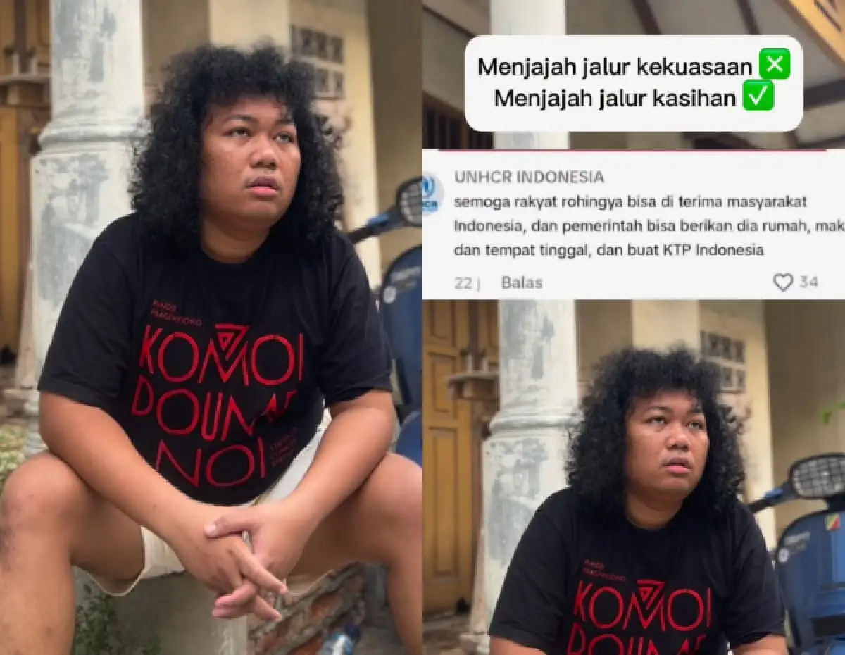 Marshel Widianto turut kritisi UNHCR yang bela pengungsi Rohingya (Sumber : instagram @marshel _widianto)