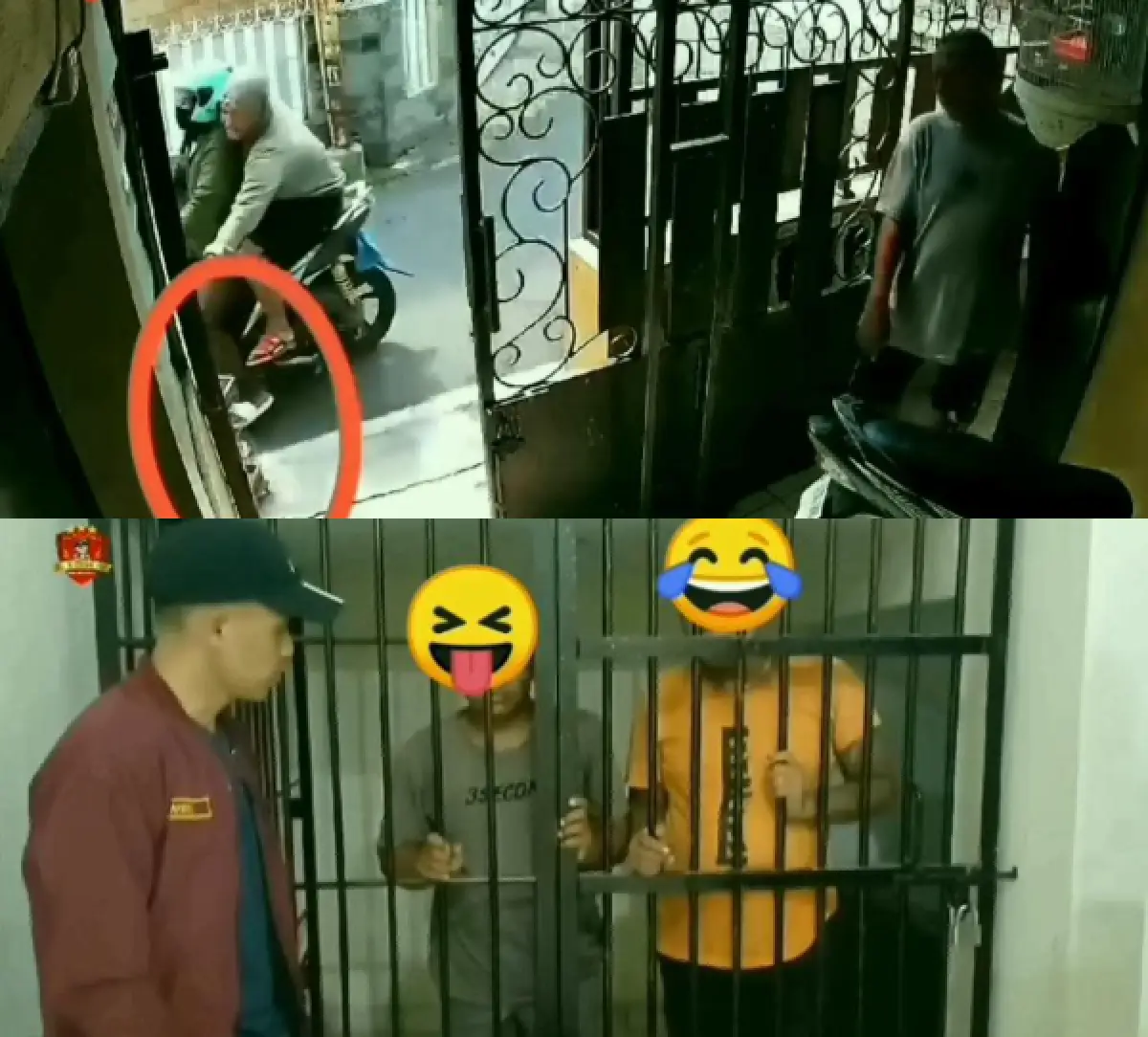 dua pelaku pencurian burung di Candisari berhasil dibekuk (Sumber : instagram @teamelang_hebatsemarang)