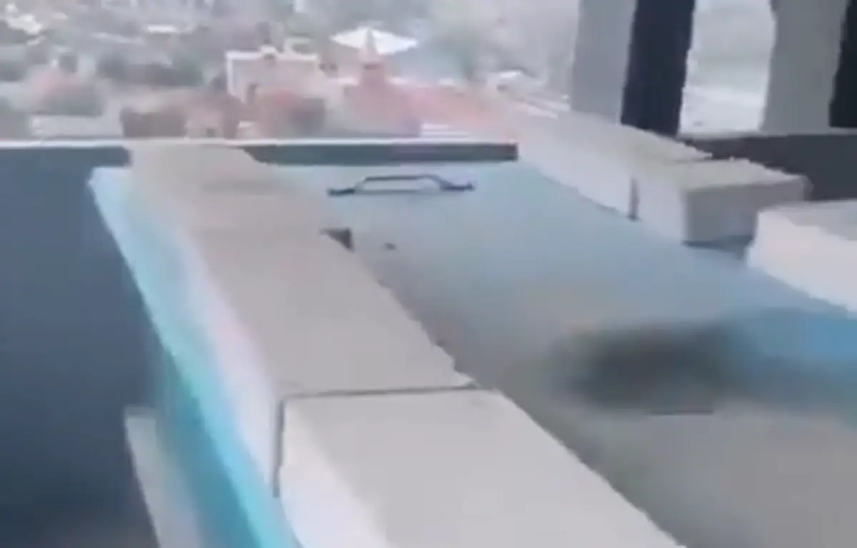 Bak air yang diduga jadi tempat penemuan 2 mayat yang dibantah mahasiswa Unpri Medan, Selasa 12 Desember 2023. (Sumber : Instagram @urbanmedan)