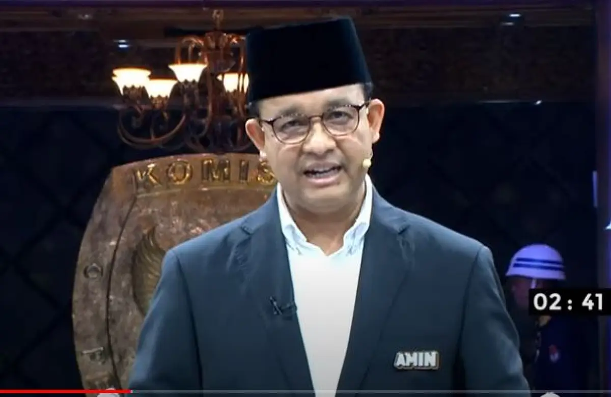 Anies Dilaporkan ke Bawaslu Gegera Jadikan Prabowo Bahan Candaan (Sumber : Tangkapan layar YouTube KPU RI)