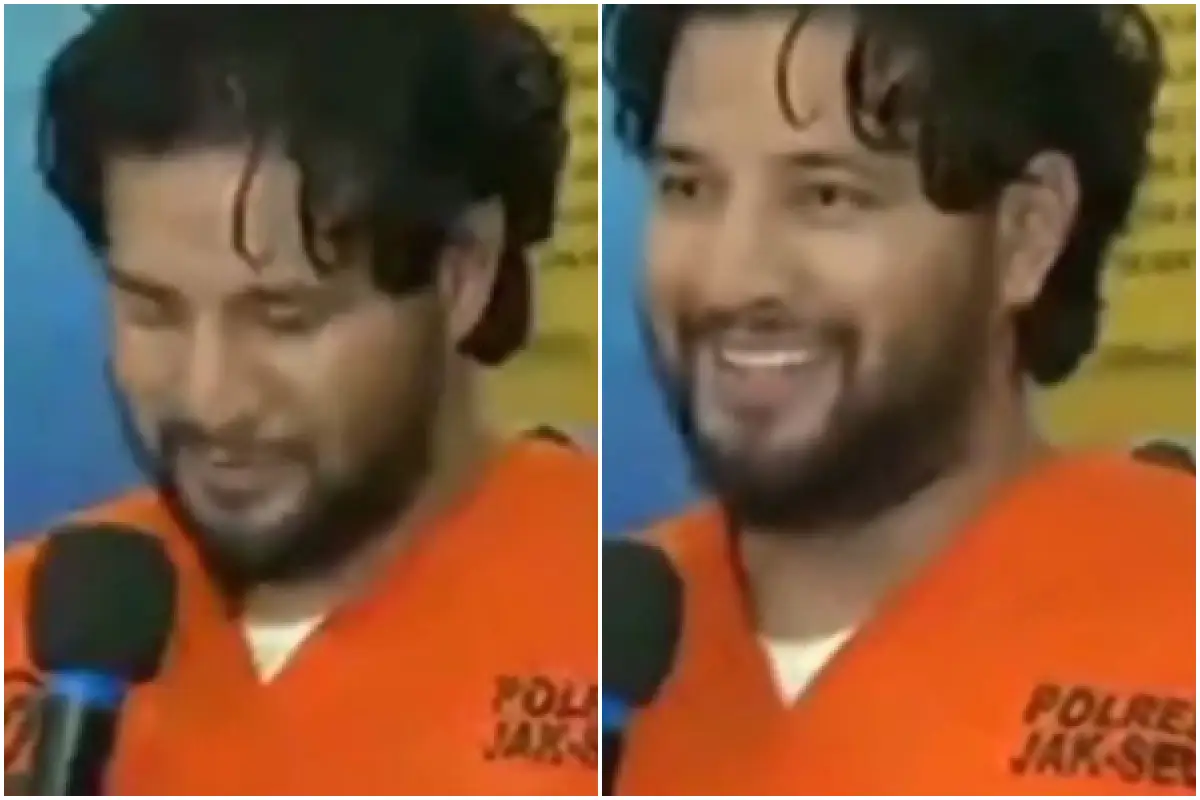 Momen Jumpa Pers Ammar Zoni Setelah Ditangkap Ketiga Kalinya Jadi Sorotan, Usai Terisak Langsung Tersenyum Sumringah? (Sumber : Istimewa)