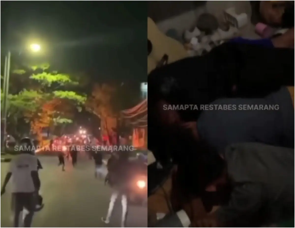 pelaku aksi kreak di Pamularsih diamankan (Sumber : instagram @portalsemarang)