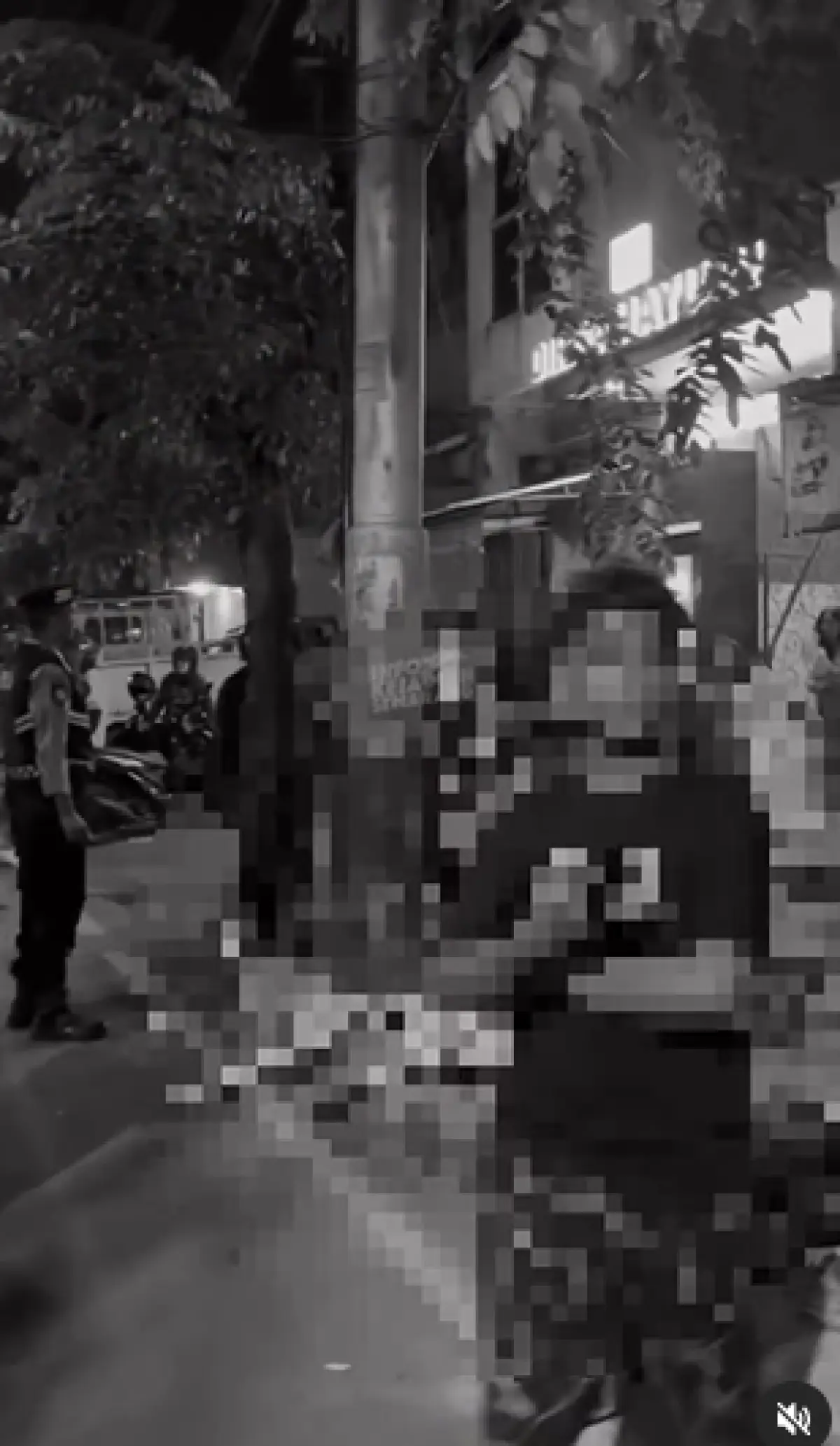 Kecelakaan tunggal di Jl MT Haryono Semarang, 1 Pengendara Motor Tewas (Sumber : Instagram/@infokejadian_semarang)