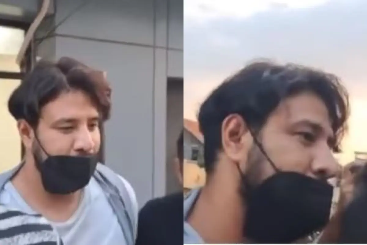 Penampakan AMmar Zoni usai jalani tes kesehatan (Sumber : instagram.com/mimi.julid)