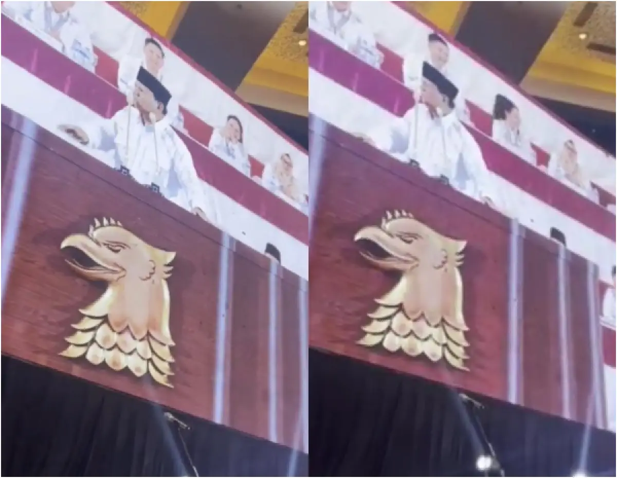 viral video Prabowo sebut ndasmu etik (Sumber : X @arsipaja)