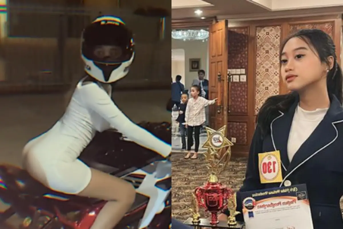 Terkuak Tampang Cewek yang Tega Bakar Ijazah Pacar Gegara Helm, Publik: Dua-duanya Blunder (Sumber : Instagram/@rebeccadimarii)