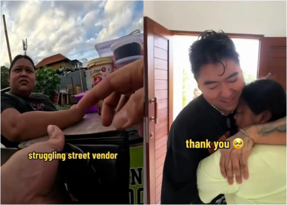 viral kisah penjual donat di Bali mendapat hadiah rumah dari bule (Sumber : instagram @isaiahgarza)