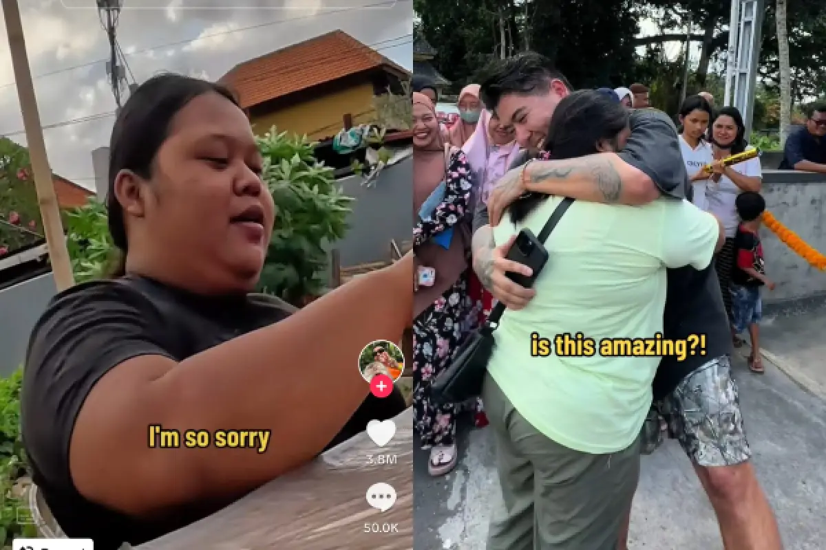 Viral Penjual Donat yang Beruntung Dapat Rumah dan Uang Ratusan Juta Dari Bule (Sumber : TikTok.com/@isaiahgarza)