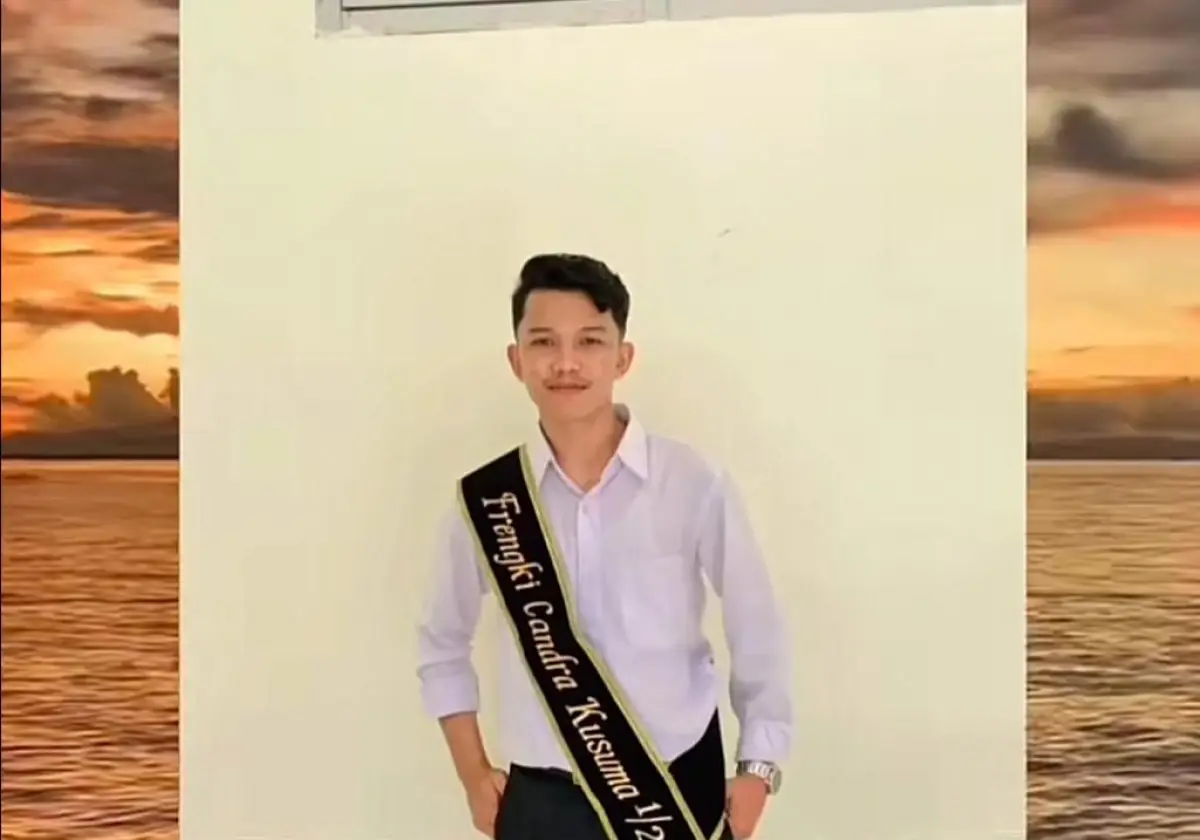 Sosok Frengki Chandra Kusuma korban erupsi Gunung Marapi yang jenazahnya berbau harum (Sumber : TikTok @infoindo)