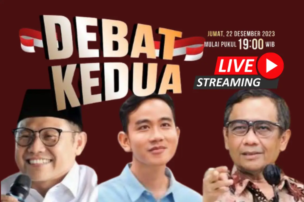 GRATIS! Ini 5 Link Live Streaming Debat Cawapres Hari Ini 22 Desember 2023, Siaran Langsung Pukul 19.00 WIB