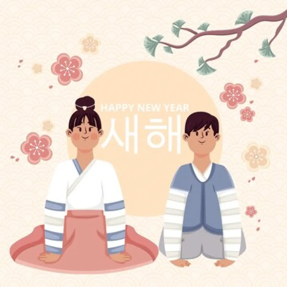 ucapan selamat tahun baru dalam bahasa korea (Sumber : freepik)