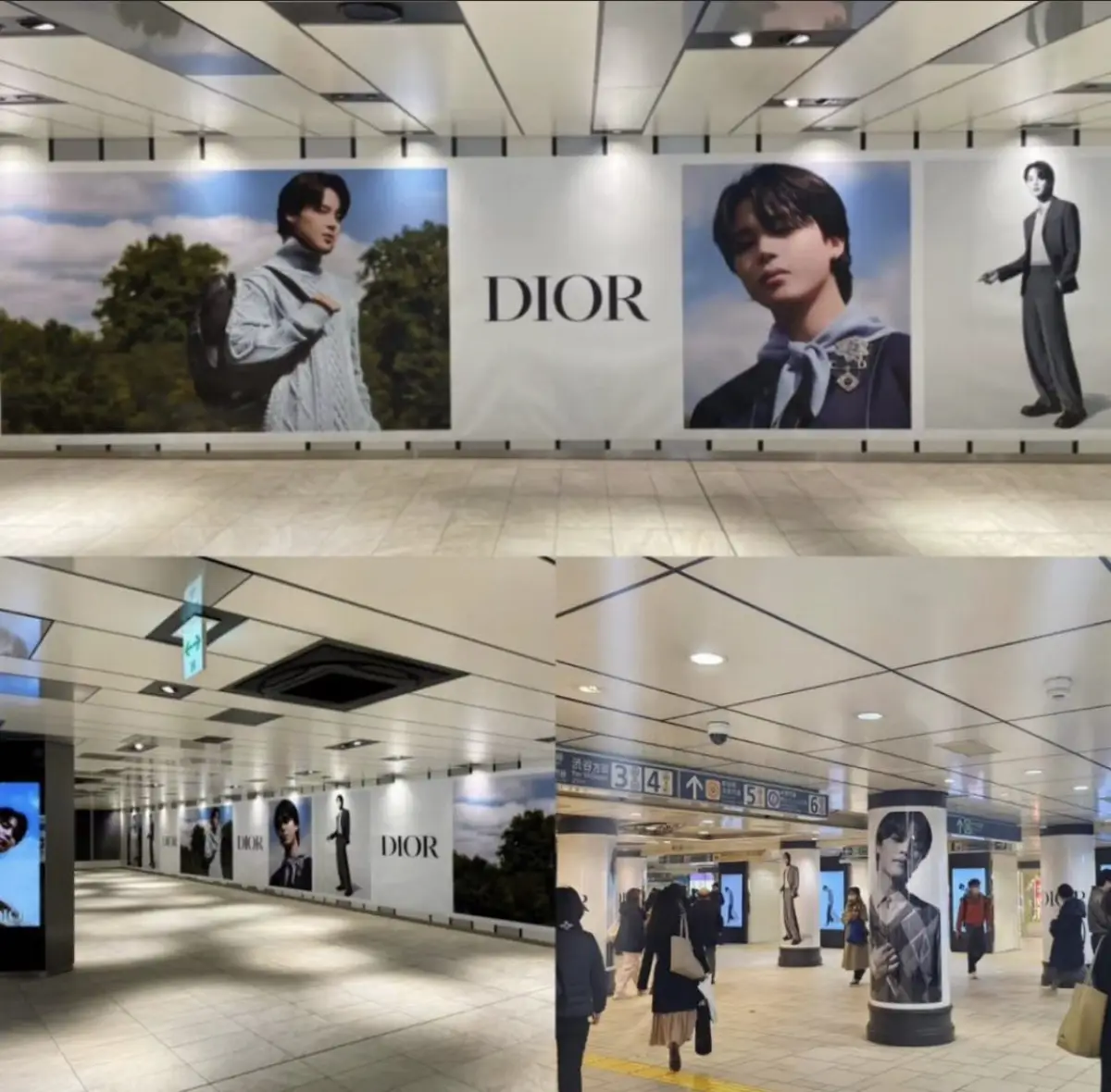 kampanye Dior untuk Jimin BTS di Jepang (Sumber : instagram @panncafe)