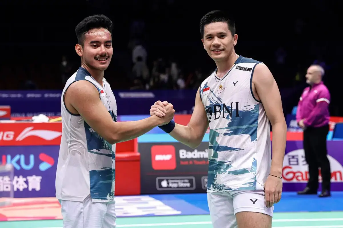 Setelah ditinggal Pram, Yere akan dipasangkan dengan Rahmat Hidayat yang sebelumnya jadi pasangan Kevin Sanjaya pada akhir 2023. (Sumber : Instagram @yeremia_rambitan - InfoSemarang.com)