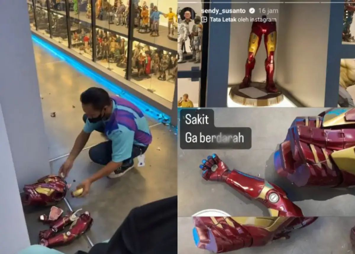 netizen malah tuding owner Iconic Jogja iklan imbas hancurnya action figur (Sumber : instagram @undercover.id)