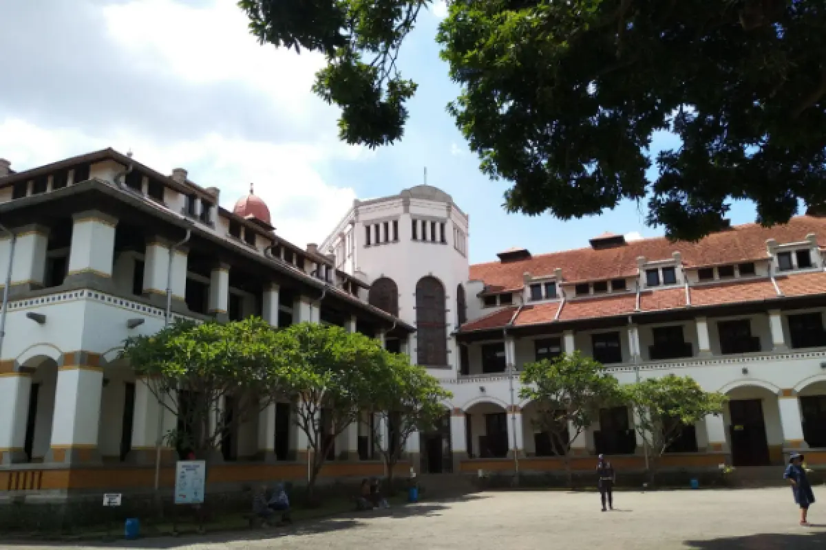 Event tahun baru 2024 di Lawang Sewu Semarang. (Sumber : visitjawatengah)