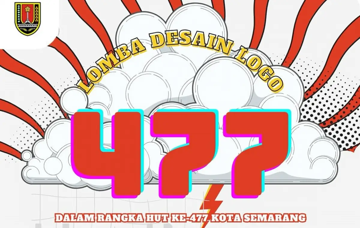 Ikuti lomba desain loga menyambut hari jadi ke-477 tahun Kota Semarang, pengumpulan karya pada 10-20 Januari 2024 dan pemenang diumumkan pada 1 Februari 2024. (Sumber : Pemkot Semarang - InfoSemarang.com)
