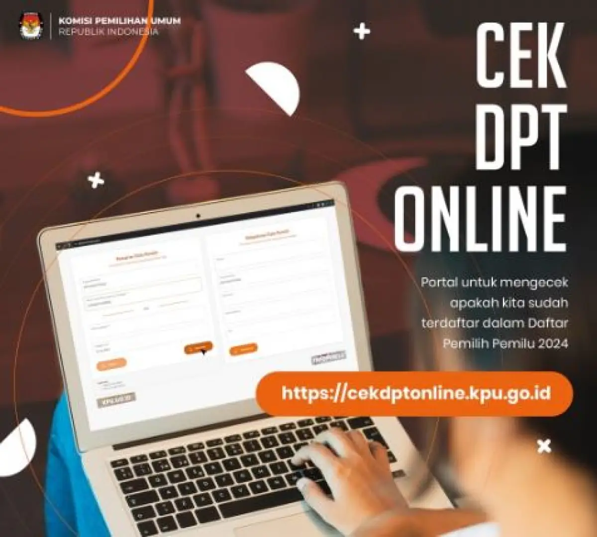 cara cek DPT Pemilu 2024 (Sumber : instagram KPU RI)