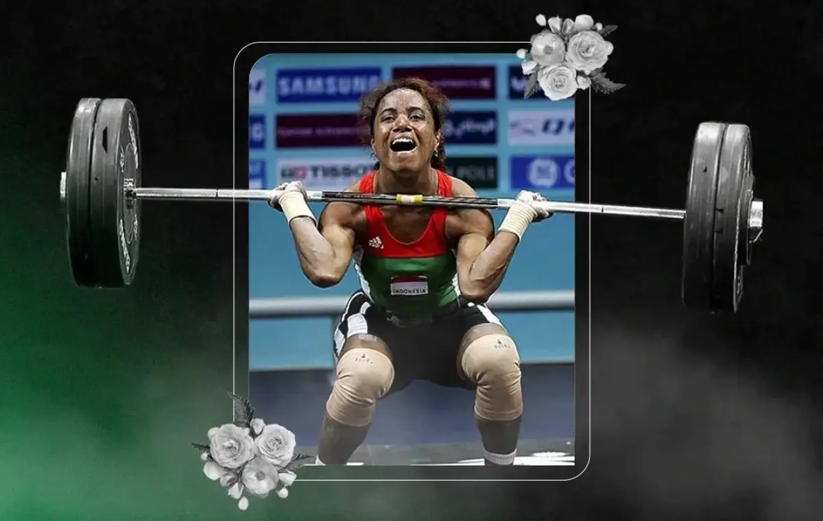 Atlet angkat besi, Raema Lisa Rumbewas, meninggal dunia pada usia 43 tahun, Minggu 14 Januari 2024 hari ini. (Sumber : PBSI - InfoSemarang.com)