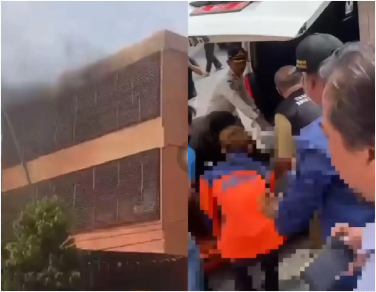 kebakaran tempat karaoke di Tegal 6 LC tewas (Sumber : instagram @tegalterkini)