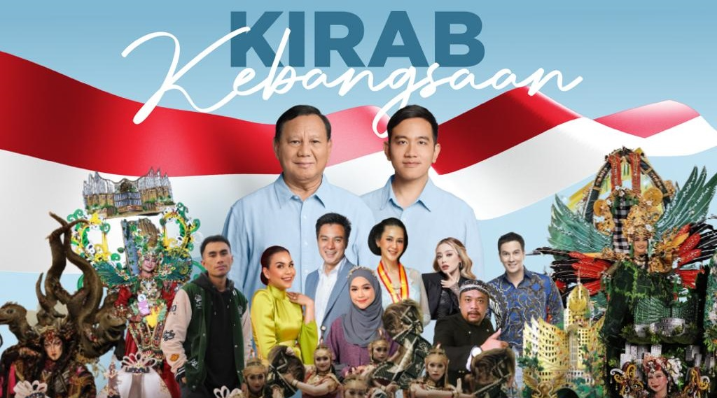 Kampanye akbar dan kirab kebangsaan Prabowo-Gibran di Semarang, Minggu 28 Januari 2024. (Sumber: X - InfoSemarang.com)