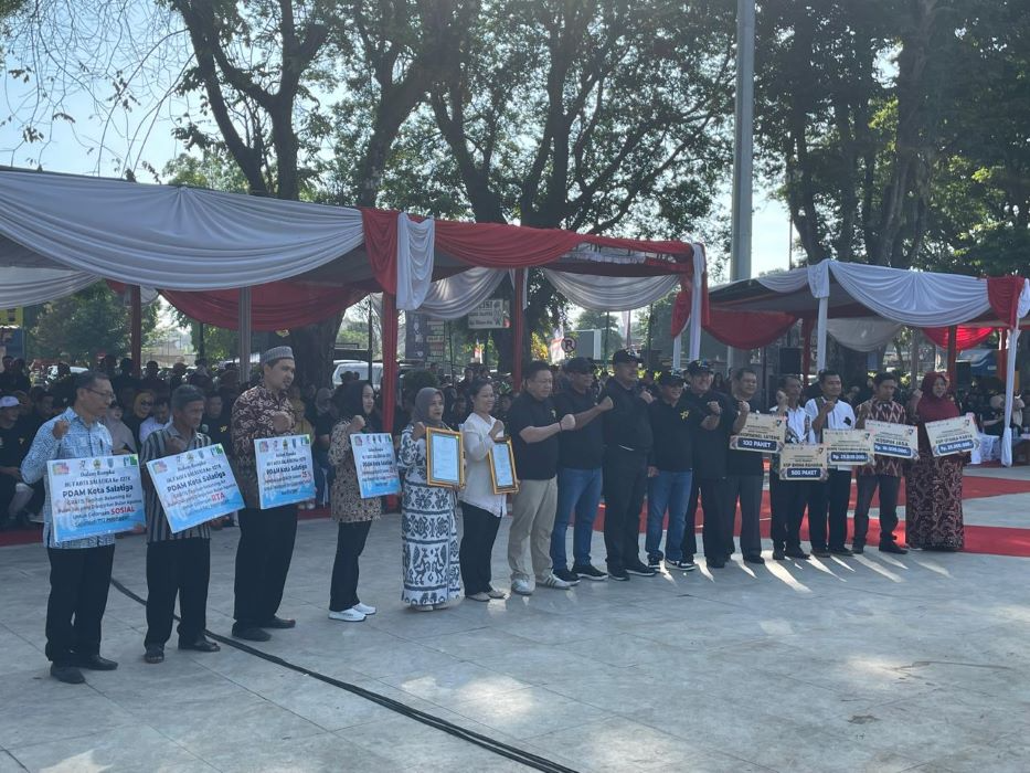 Puncak peringatan Hari Koperasi Tingkat Jawa Tengah di Salatiga. (Sumber: | Foto: sakti)