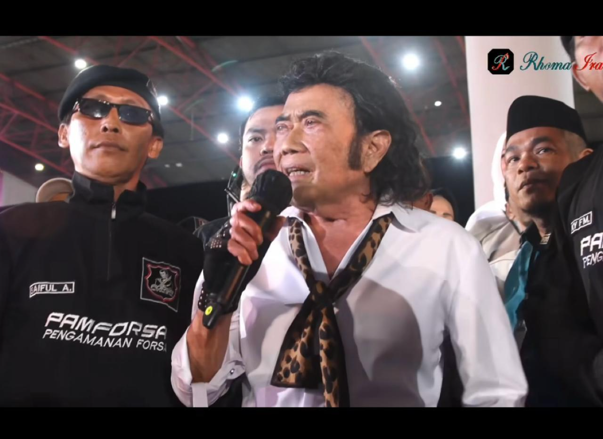 Saat Rhoma Irama deklarasi dukung Anies Baswedan-Muhaimin Iskandar (Sumber: instagram | Foto: @rhoma_official)