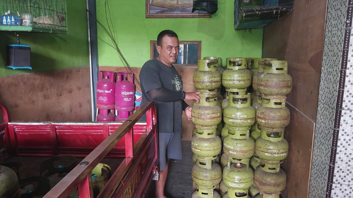 salah satu pangkalan gas LPG di Semarang. (Sumber:  | Foto: Sakti)