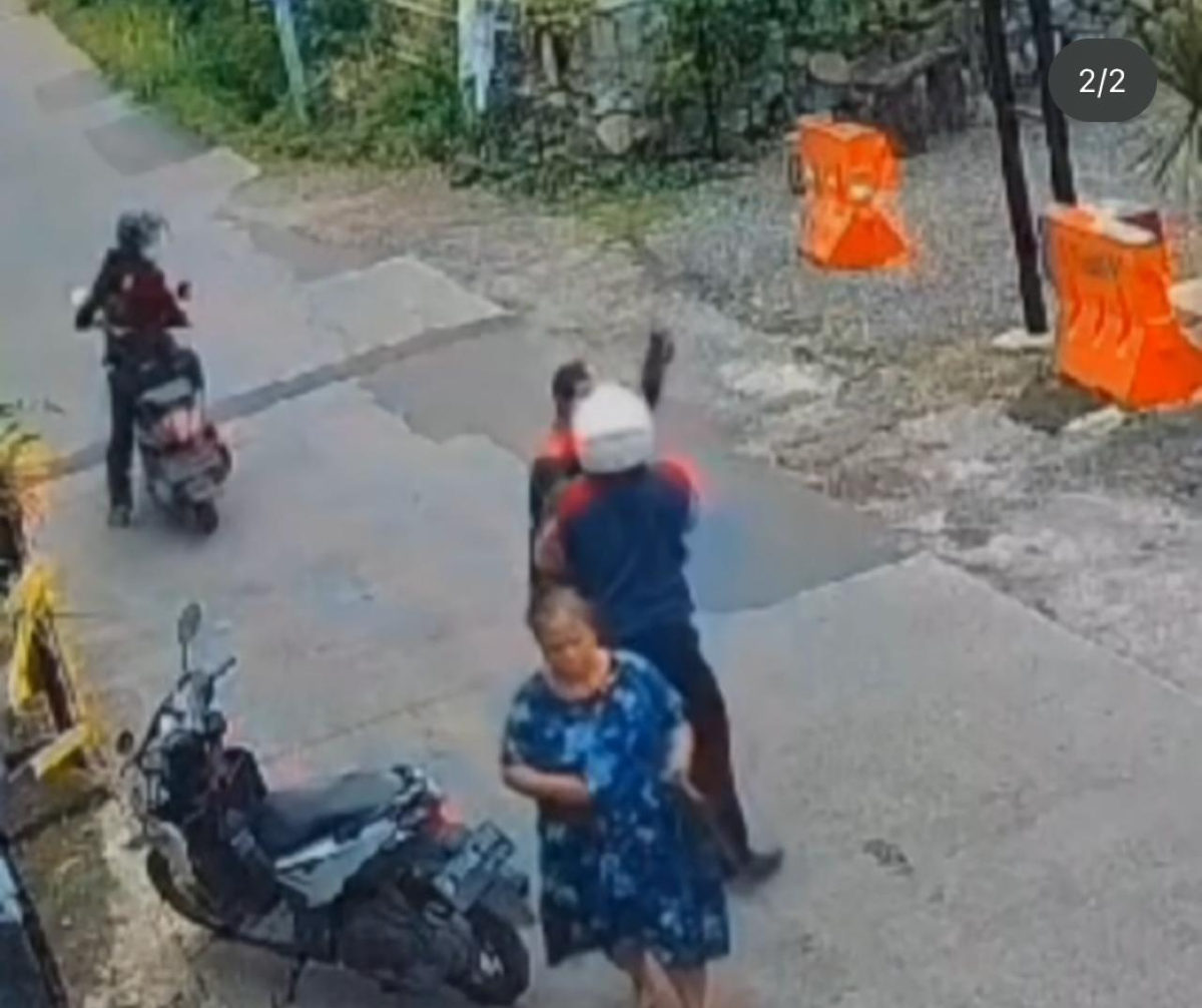 aksi seorang satpam di Arcamanik (Sumber: instagram | Foto: @undercover.id)