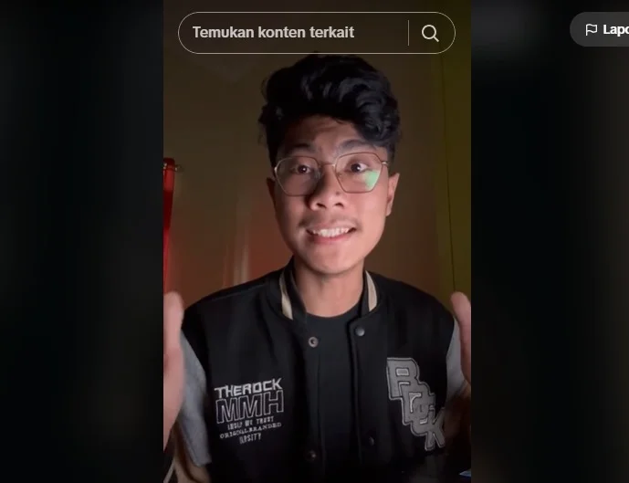 sosok Luker Filler yang diduga idap Mythomania (Sumber: TikTok | Foto: Luker Feller)