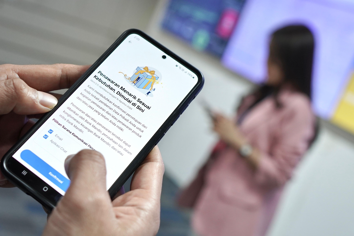 Bank Mandiri menjaga keamanan data pribadi. (Sumber:  | Foto: Dok Bank Mandiri.)