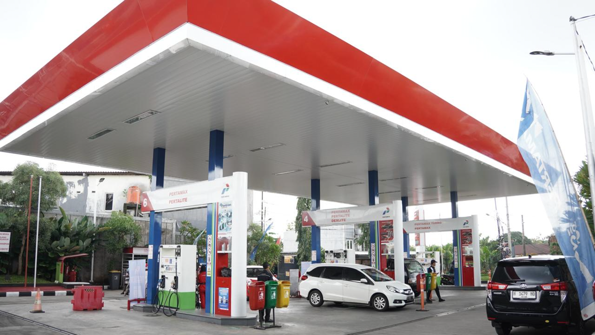 Salah satu SPBU Pertamina. (Sumber: )