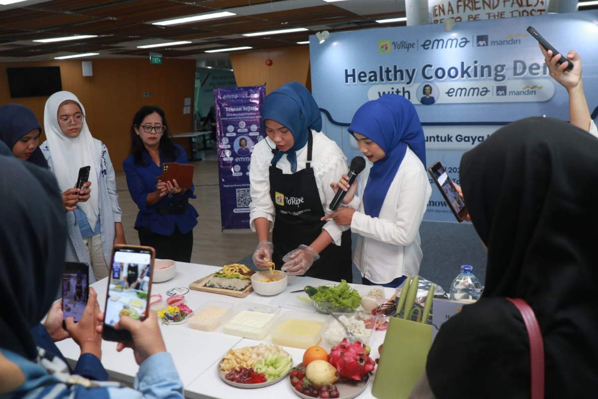 AXA Mandiri menyelenggarakan acara "Healthy Cooking with Emma" . (Sumber:  | Foto: dok Axa Mandiri.)