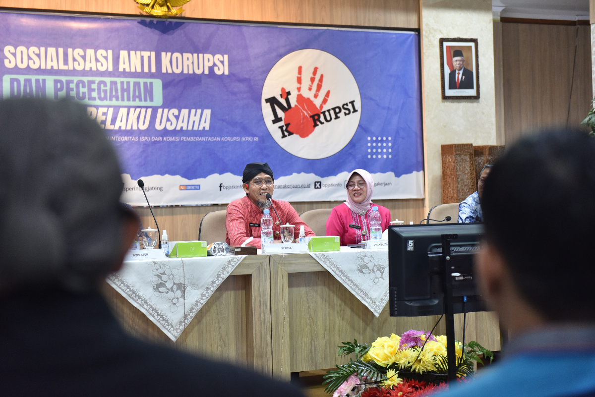 Sosialisasi antikorupsi dan pencegahan korupsi bagi pelaku usaha. (Sumber:  | Foto: Dok)