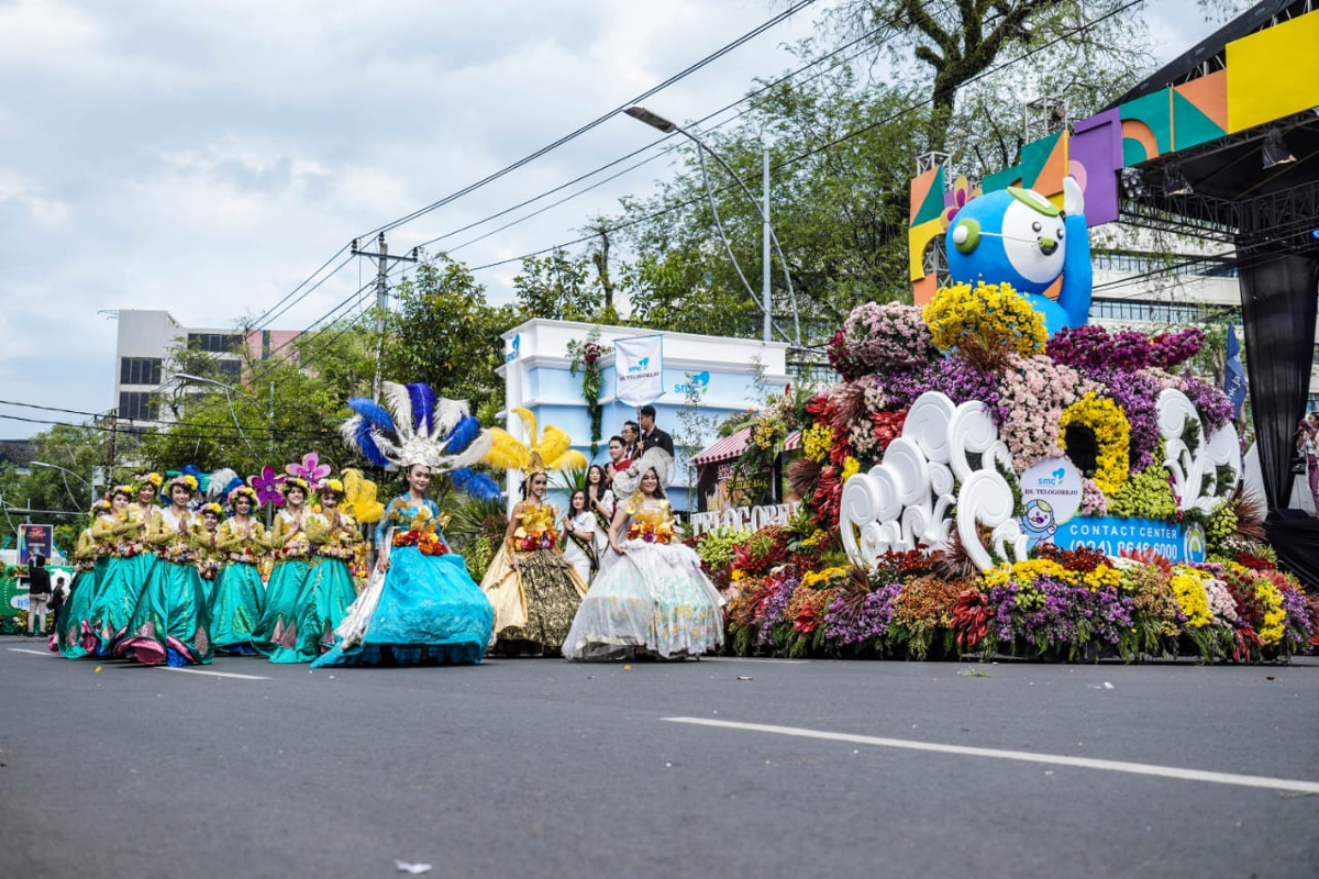 Semarang Merdeka Flower Festival tahun lalu. (Sumber:  | Foto: Dok)