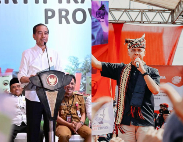 Jokowi tepis bayang-bayangi kampanye Ganjar (Sumber: instagram  | Foto: @jokowi/@ganjar_pranowo)