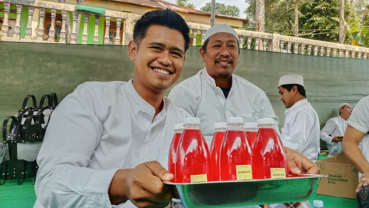 Minuman racikan karya napi lapas Nusakambangan. (Sumber:  | Foto: dok)