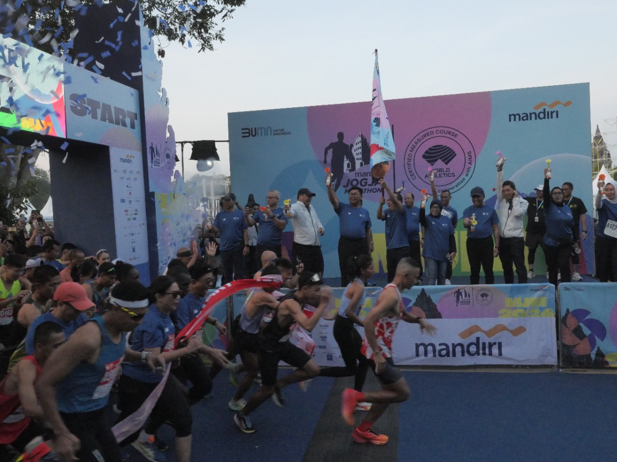 Mandiri Jogja Marathon (MJM) 2024. (Sumber:  | Foto: dok Bank Mandiri)