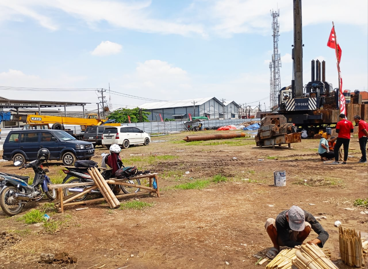 Lokasi pembangunan pabrik baru sepeda dan motor listrik di Semarang.