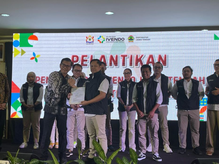 Pelantikan Ivendo Jateng periode 2024-2027. (Sumber: | Foto: Sakti Setiawan.)