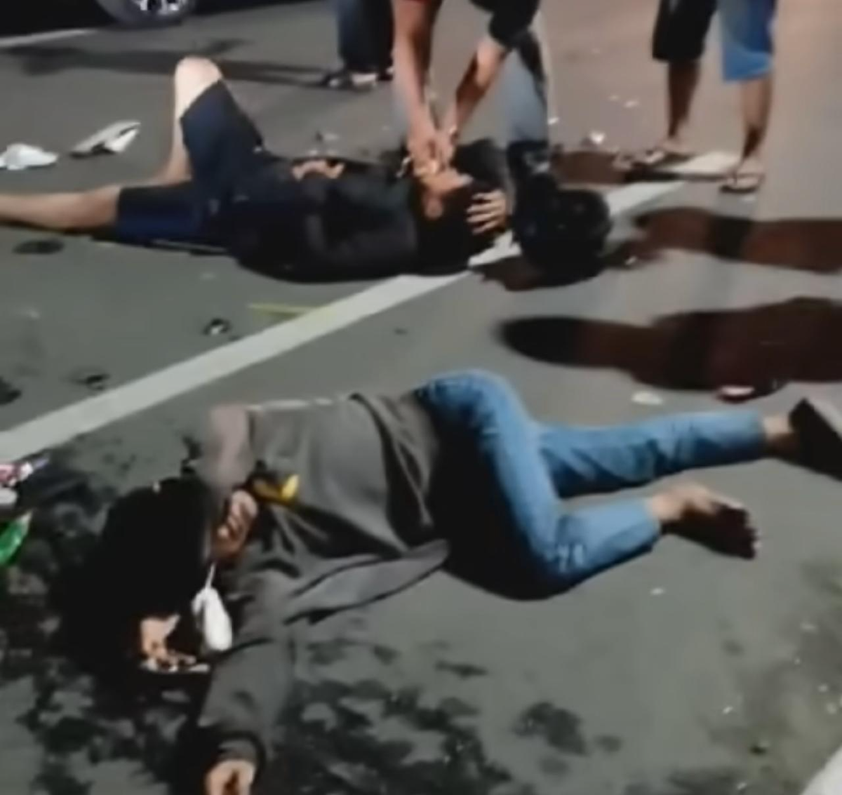 kecelakaan di Jalan Hasanudin (Sumber: instagram | Foto: @beritasemaranghariini)