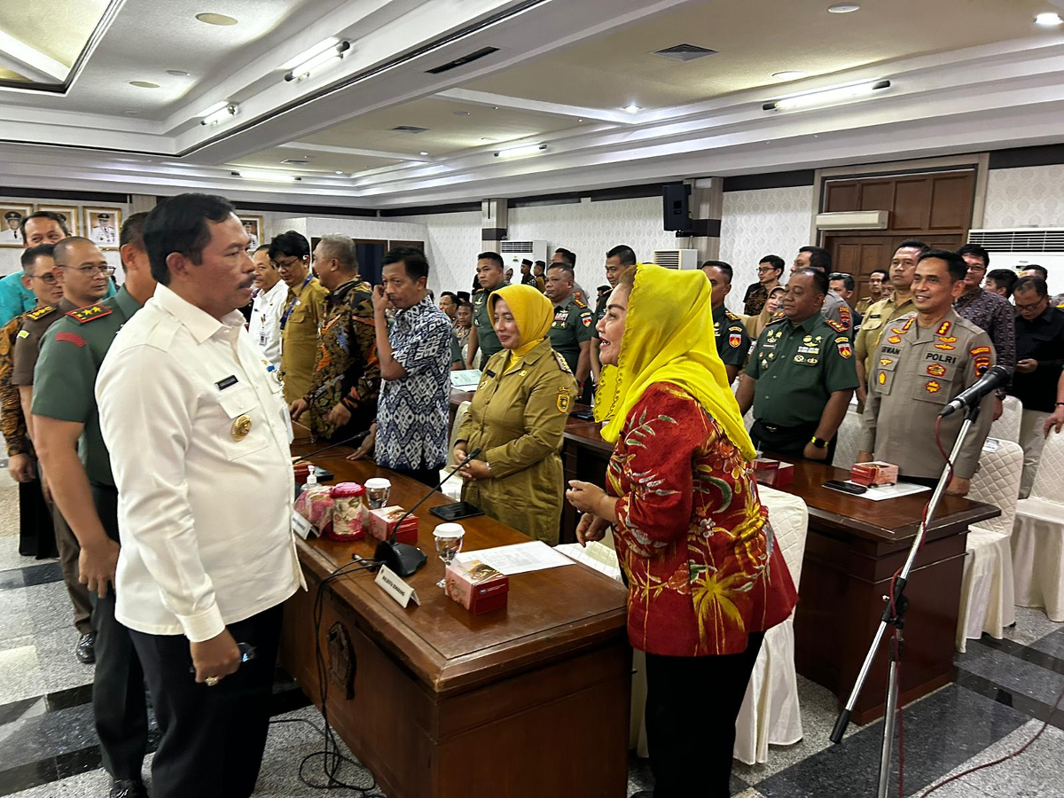 Rakor Desk Pilkada di Gradhika Bhakti Praja Kompleks Kantor Gubernur Jateng.
 (Sumber:  | Foto: sakti)