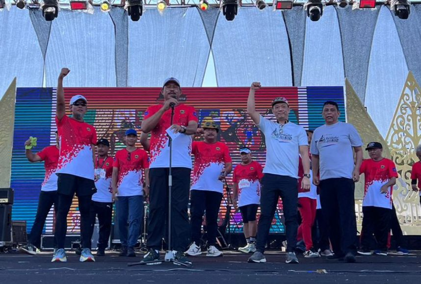 Peluncuran rangkaian Tour de Borobudur di Salatiga Minggu 18 Agustus 2024. (Sumber:  | Foto: Sakti)