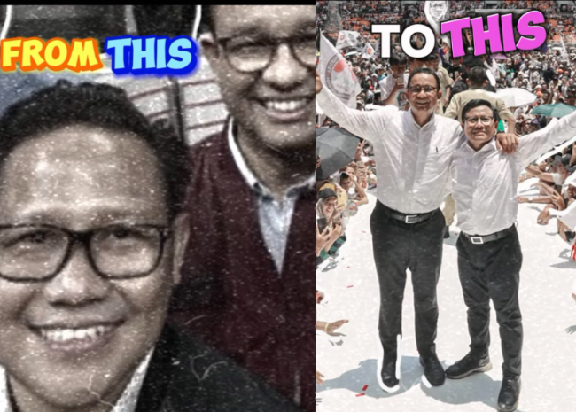 video lawas Cak Imin ajak Anies Baswedan ke Stadion viral (Sumber: @voiceofpkb | Foto: infosemarang.com )