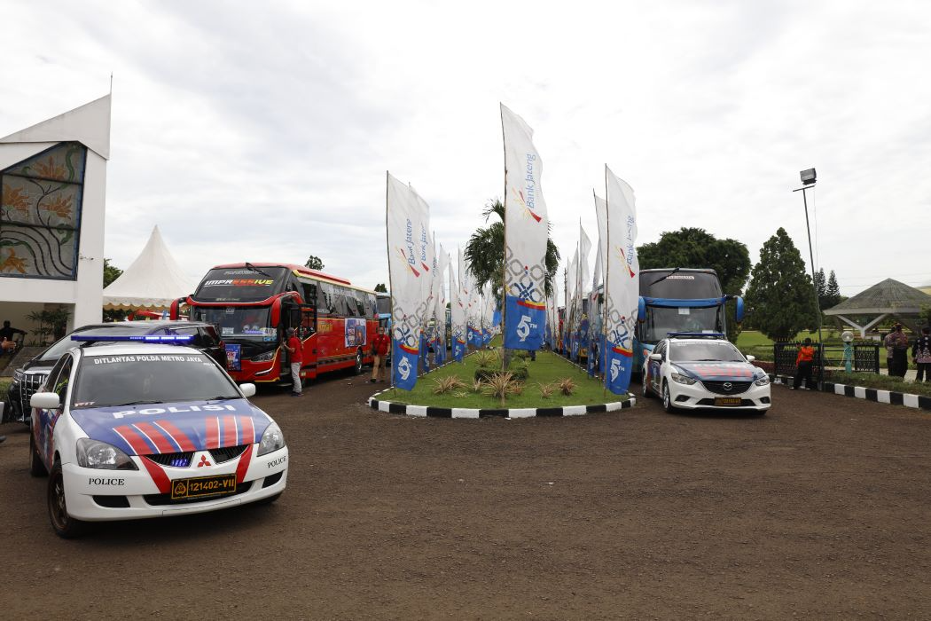 
Bank Jateng kembali mengadakan kegiatan Mudik Asyik 2024 berkolaborasi dengan Pemerintah Provinsi Jawa Tengah.  (Sumber:  | Foto: dok Bank Jateng.)